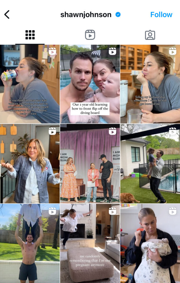 Shawn Johnson Olympian author and mom influencer